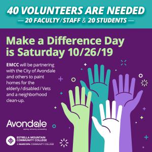 Make A Difference Day flyer