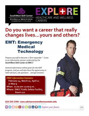 EMT Info Sessions (flyer-click to enlarge)