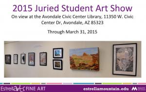 2015 Juried Art Show at Avondale Civic Center