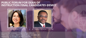 Final candidates announced for Dean of Instruction