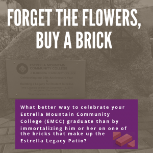 Meme that reads" Forget the flowers, buy a brick"
