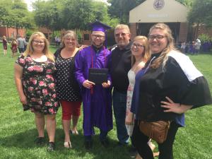EMCC Class of 2019 grad Jesse Stehlik and Family