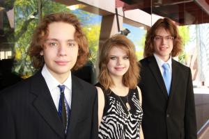 Hintz Siblings, (l-r) Aaron, Andrea, Preston