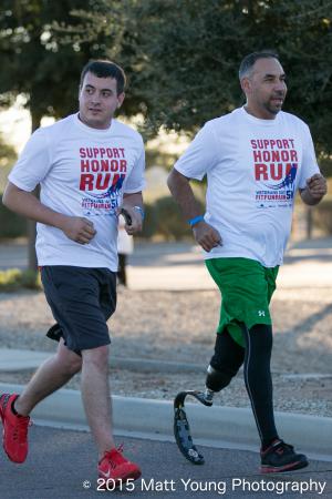 2015 Fun Run participants run the course
